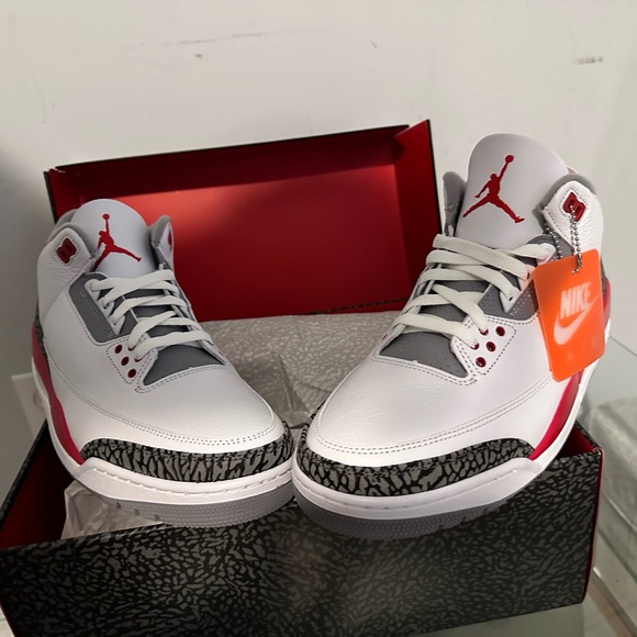 Brand New Air Jordan 3 Fire Red 2022